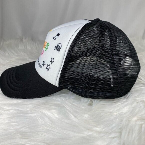 The Mayfair Group I Scream Colour 99 Cent Dreams Forever Trucker Hat Black White - Picture 5 of 10